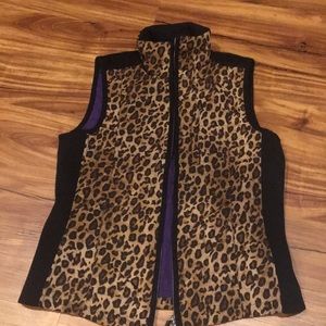 Ralph Lauren leopard vest